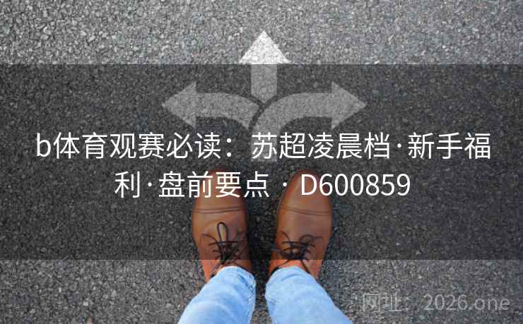 b体育观赛必读：苏超凌晨档·新手福利·盘前要点 · D600859