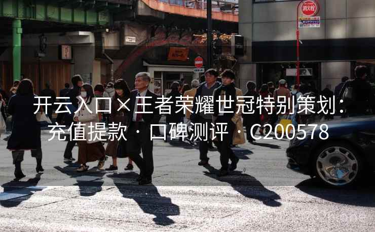 开云入口×王者荣耀世冠特别策划：充值提款 · 口碑测评 · C200578